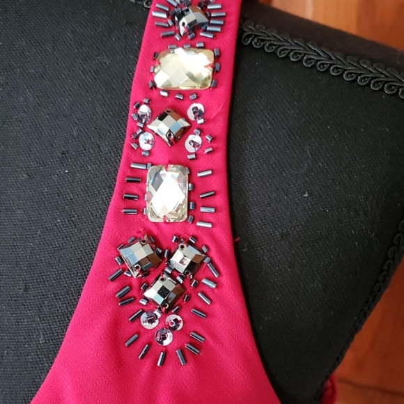 RED dress SL fashions Size 6 - Picture 2 of 4